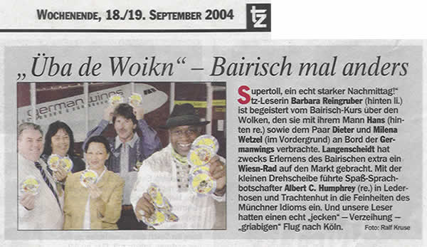 Florian Langenscheidt´s neues Wiesn-Rad